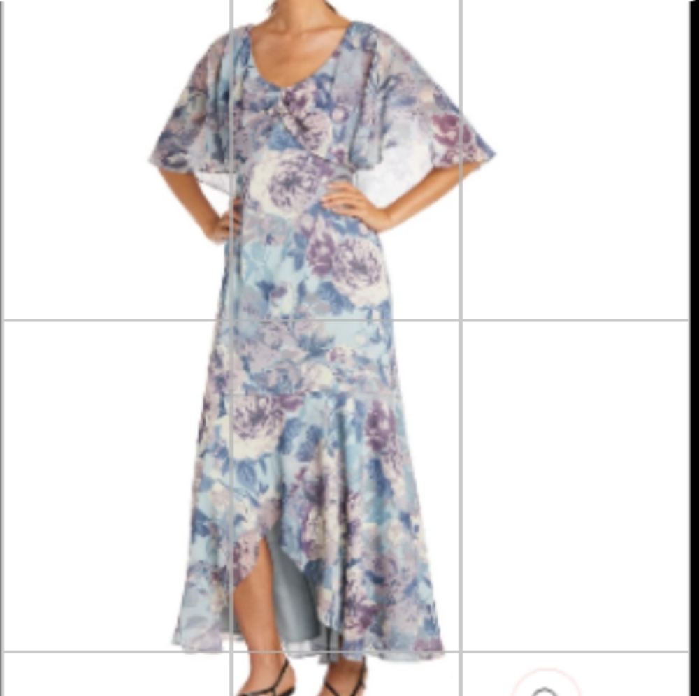 Floral special occasion dress
